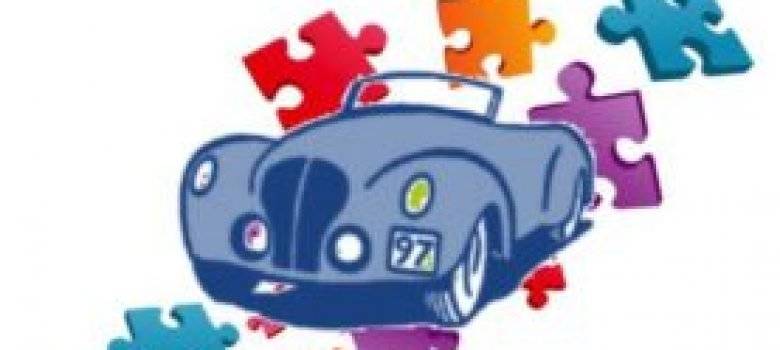 Auto Puzzelrit vanaf de Jerden
